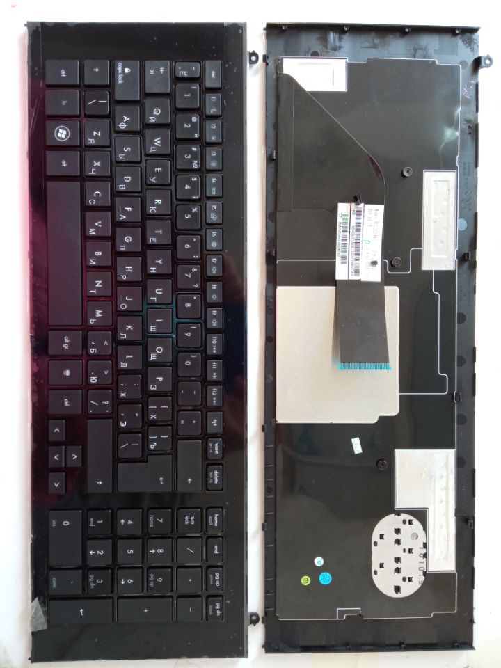 Picture of New Replacement Laptop Keyboard For HP 4720S Enter BLACK FRAME BLACK RU Layout